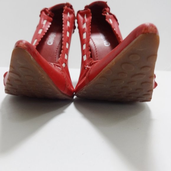 DUMOND Red High Heels Size 5 - Picture 4 of 16